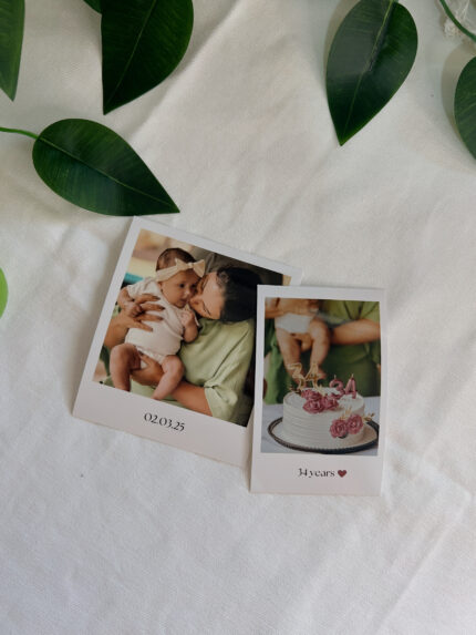 Polaroid com legenda