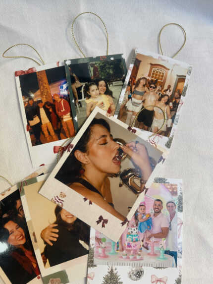 Combo 5 fotos polaroids natalinas
